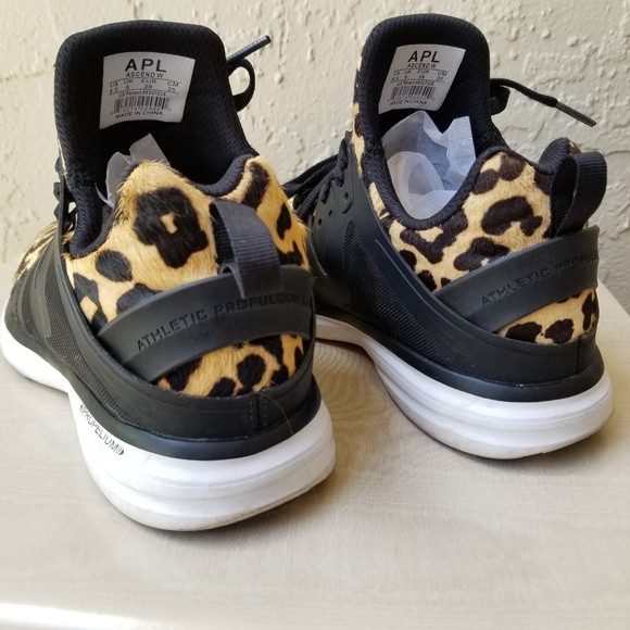 APL Shoes Apl Ascend Leopard Black White Sneakers Poshmark